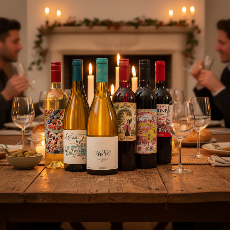 Portuguese wine case UK - BulkyWay mixed red and white lifestyle