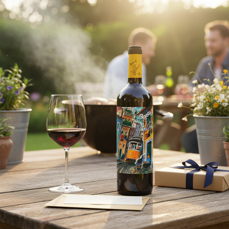 Wine for Father's Day UK — Porta 6 Red case gift idea