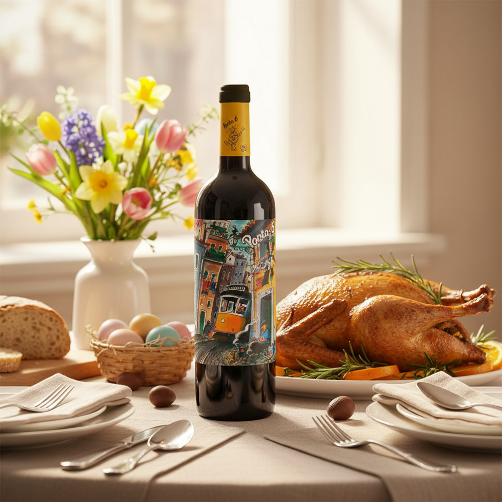 Porta 6 Red wine with roast duck Easter table pairing