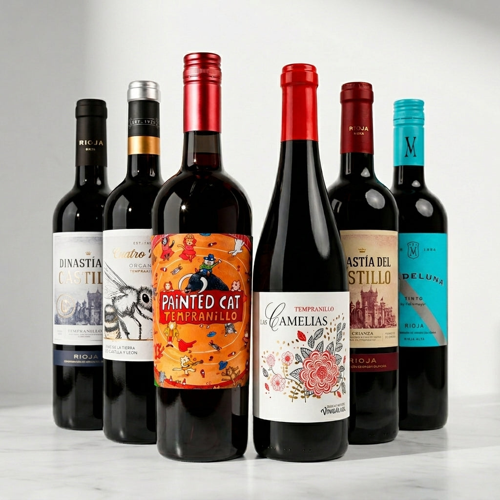 Mixed Tempranillo Wine Case 6 Bottles