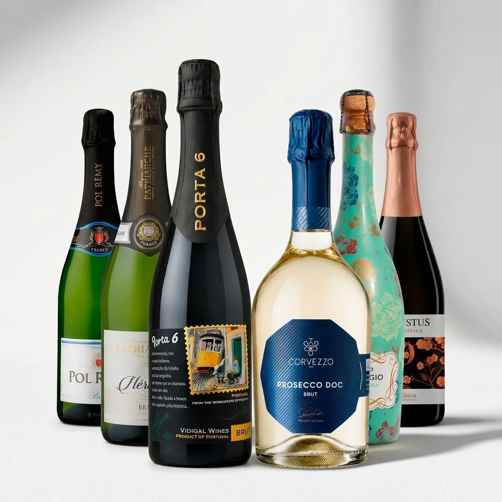 Mixed Sparkling Wine Case 6 Bottles