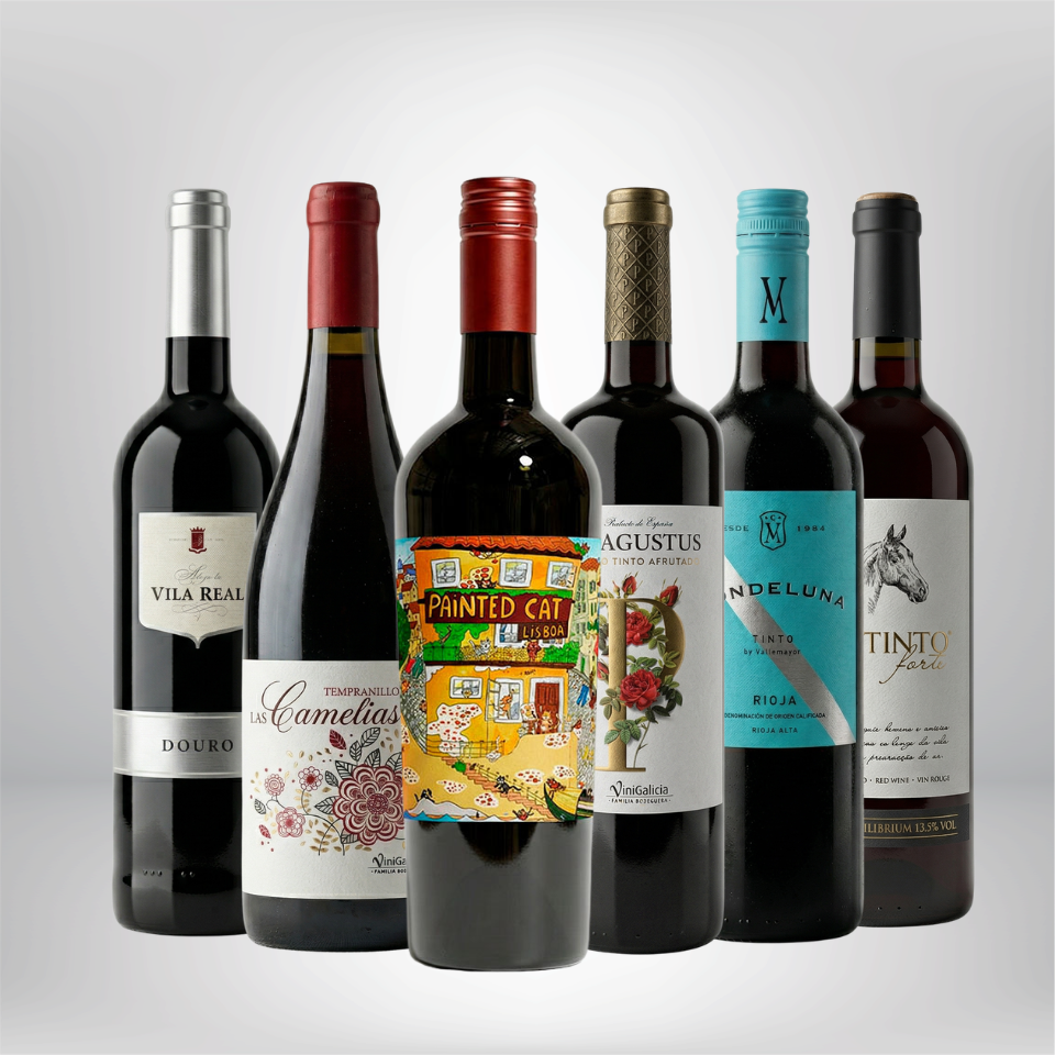 Iberian Red Wine Case (6 Bottles) - Bulkyway