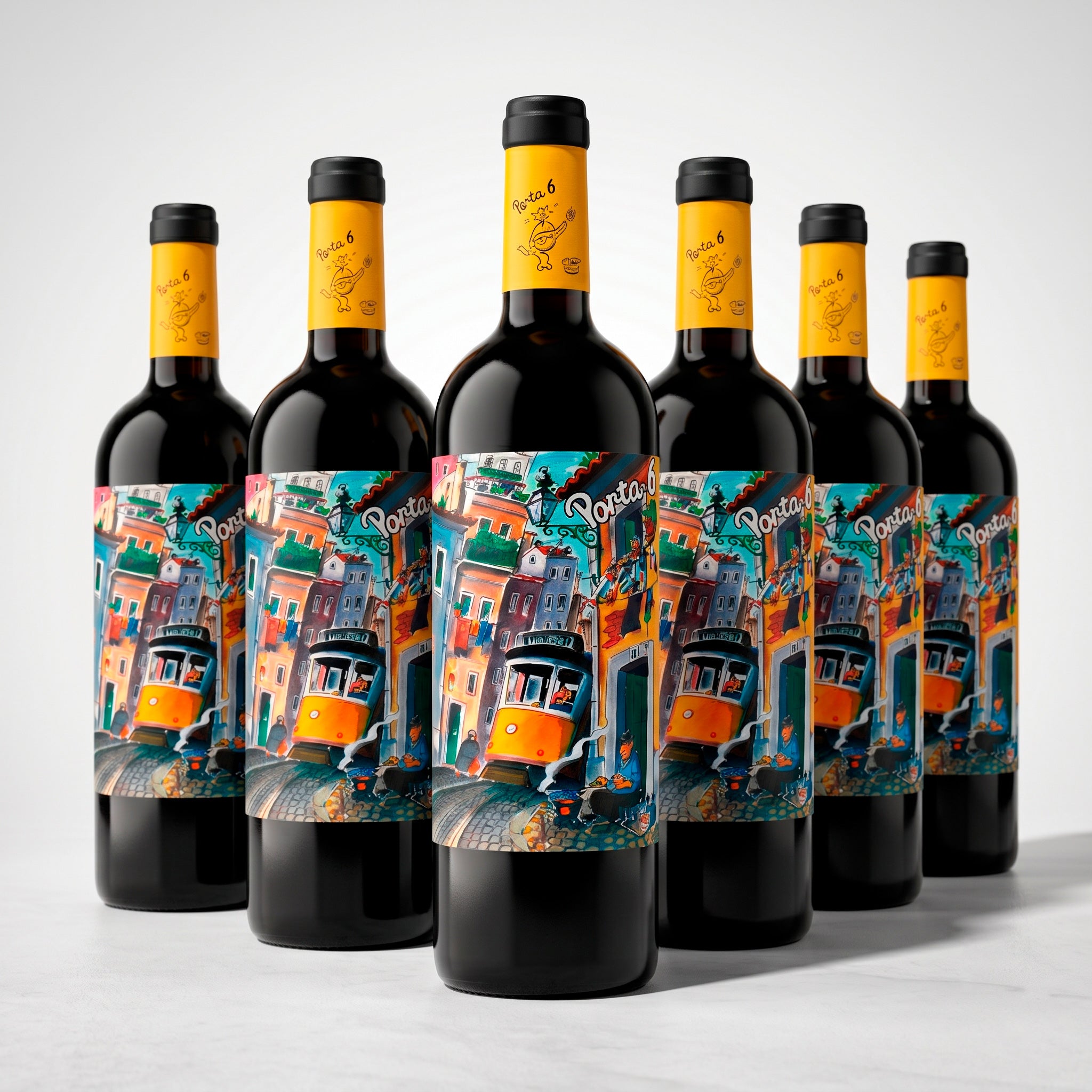 Porta 6 Red 12 Bottles Case