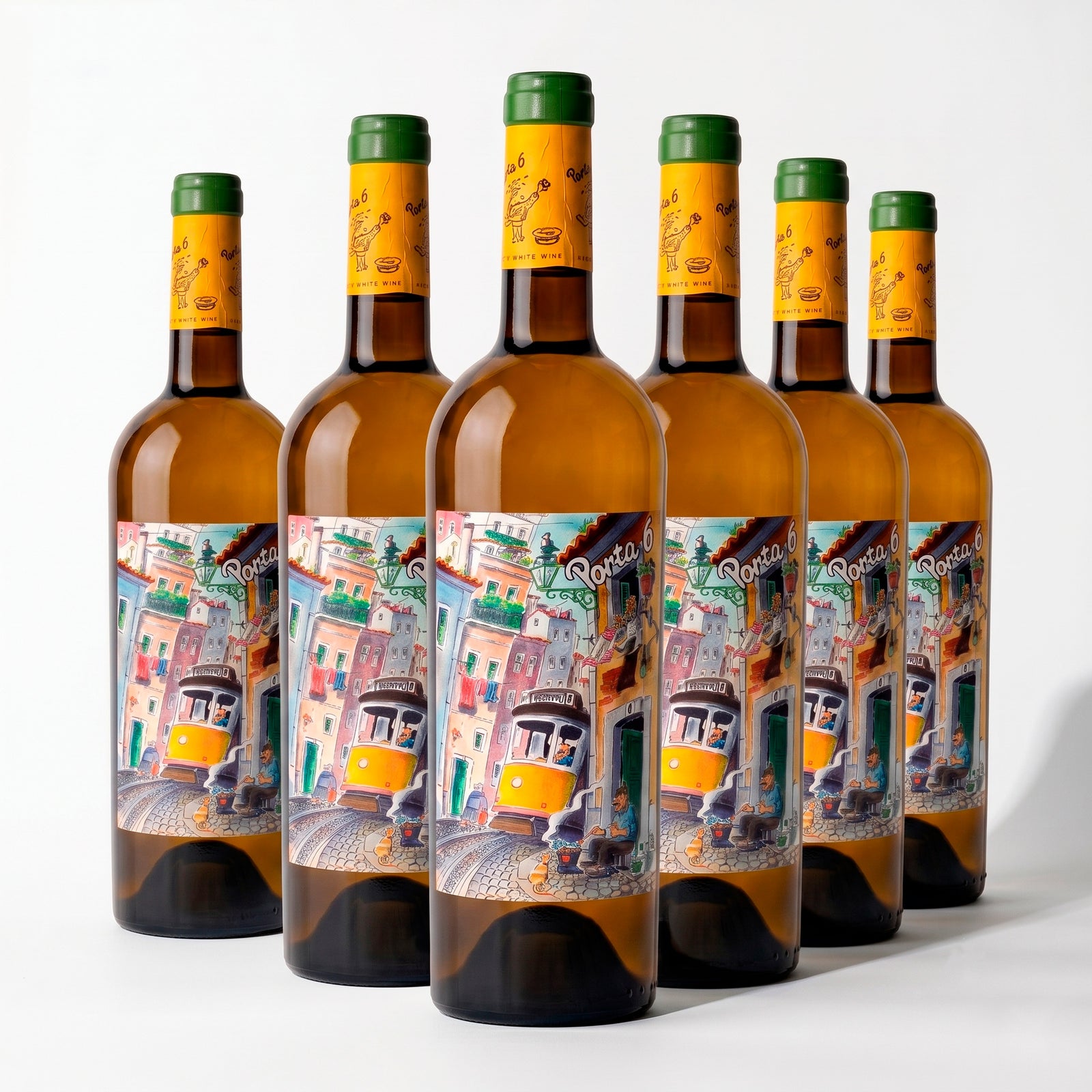 Porta 6 White 12 Bottles Case