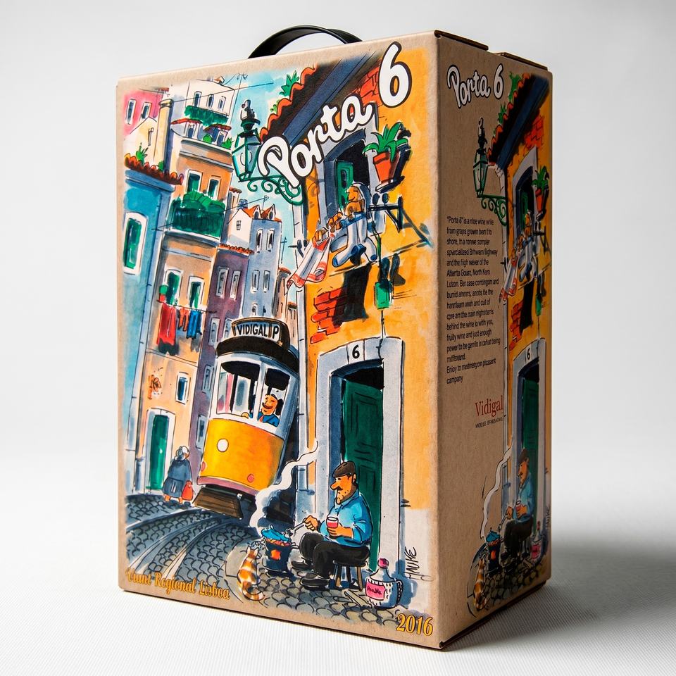Porta 6 White BIB 3L